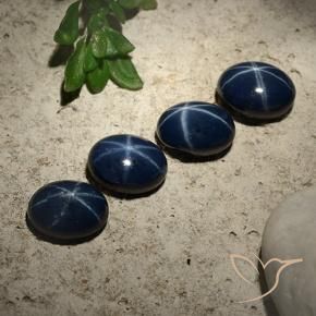 Shop natural 6.04ct ダークブルー スターサファイア gems, 楕円形, from タイ at GemSelect. In stock, global shipping!