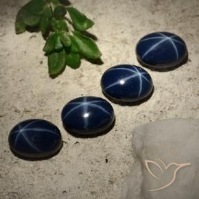 Shop natural 5.36ct ディープブルー スターサファイア gems, 楕円形, from タイ at GemSelect. In stock, global shipping!