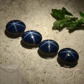 Shop natural 6.11ct ディープブルー スターサファイア gems, 楕円形, from タイ at GemSelect. In stock, global shipping!