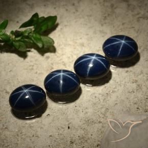 Shop natural 6.11ct ディープブルー スターサファイア gems, 楕円形, from タイ at GemSelect. In stock, global shipping!