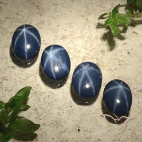 Shop natural 3.44ct 濃い紺 スターサファイア gems, 楕円形, from タイ at GemSelect. In stock, global shipping!