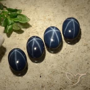 Shop natural 4.46ct 濃い紺 スターサファイア gems, 楕円形, from タイ at GemSelect. In stock, global shipping!