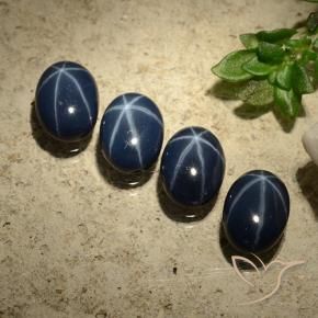Shop natural 4.46ct 濃い紺 スターサファイア gems, 楕円形, from タイ at GemSelect. In stock, global shipping!