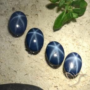 Shop natural 2.84ct ダークブルー スターサファイア gems, 楕円形, from タイ at GemSelect. In stock, global shipping!