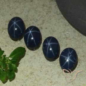 Shop natural 3.93ct 濃い紺 スターサファイア gems, 楕円形, from タイ at GemSelect. In stock, global shipping!