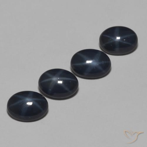 Shop natural 4.68ct ディープブルー スターサファイア gems, 楕円形, from タイ at GemSelect. In stock, global shipping!