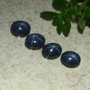 Shop natural 4.25ct ダークブルー スターサファイア gems, 楕円形, from タイ at GemSelect. In stock, global shipping!