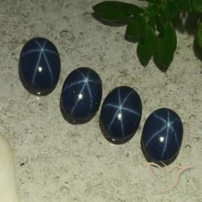 Shop natural 3.31ct ディープブルー スターサファイア gems, 楕円形, from タイ at GemSelect. In stock, global shipping!