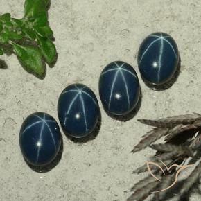Shop natural 4.92ct 濃い紺 スターサファイア gems, 楕円形, from タイ at GemSelect. In stock, global shipping!