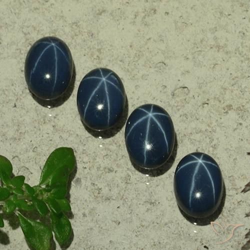 Shop natural 5.11ct ダークブルー スターサファイア gems, 楕円形, from タイ at GemSelect. In stock, global shipping!