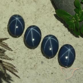 Shop natural 3.39ct 濃い紺 スターサファイア gems, 楕円形, from タイ at GemSelect. In stock, global shipping!