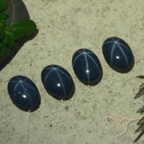 Shop natural 4.04ct ディープブルー スターサファイア gems, 楕円形, from タイ at GemSelect. In stock, global shipping!