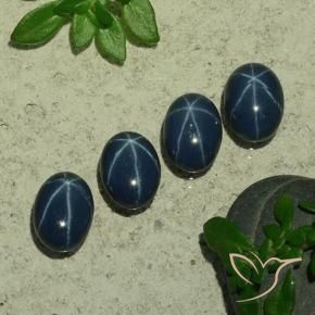 Shop natural 4.94ct 濃い紺 スターサファイア gems, 楕円形, from タイ at GemSelect. In stock, global shipping!