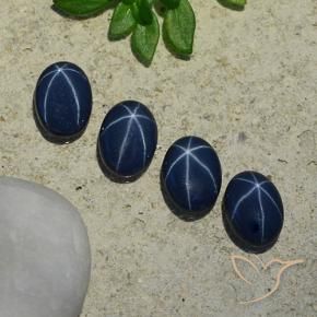 Shop natural 3.89ct ダークブルー スターサファイア gems, 楕円形, from タイ at GemSelect. In stock, global shipping!