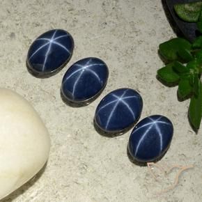 Shop natural 3.62ct ダークブルー スターサファイア gems, 楕円形, from タイ at GemSelect. In stock, global shipping!