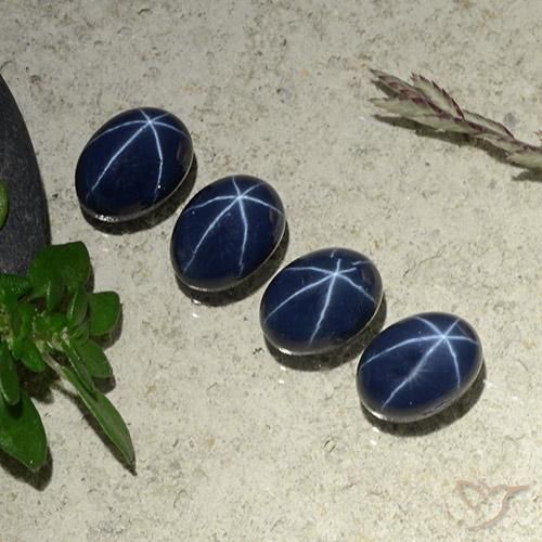 Shop natural 6.34ct ディープブルー スターサファイア gems, 楕円形, from タイ at GemSelect. In stock, global shipping!