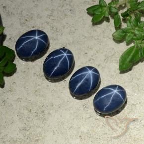 Shop natural 3.92ct 濃い紺 スターサファイア gems, 楕円形, from タイ at GemSelect. In stock, global shipping!