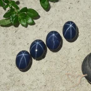 Shop natural 4.18ct 濃い紺 スターサファイア gems, 楕円形, from タイ at GemSelect. In stock, global shipping!
