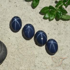 Shop natural 4.18ct 濃い紺 スターサファイア gems, 楕円形, from タイ at GemSelect. In stock, global shipping!