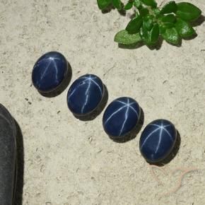 Shop natural 4.17ct 濃い紺 スターサファイア gems, 楕円形, from タイ at GemSelect. In stock, global shipping!
