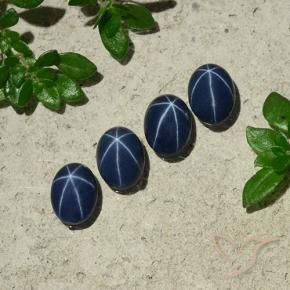 Shop natural 3.45ct ディープブルー スターサファイア gems, 楕円形, from タイ at GemSelect. In stock, global shipping!