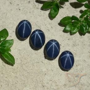 Shop natural 3.45ct ディープブルー スターサファイア gems, 楕円形, from タイ at GemSelect. In stock, global shipping!