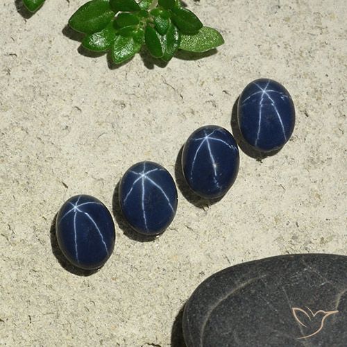 Shop natural 3.86ct ディープブルー スターサファイア gems, 楕円形, from タイ at GemSelect. In stock, global shipping!