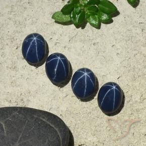 Shop natural 3.86ct ディープブルー スターサファイア gems, 楕円形, from タイ at GemSelect. In stock, global shipping!