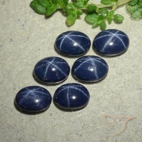 Shop natural 7.05ct 濃い紺 スターサファイア gems, 楕円形, from タイ at GemSelect. In stock, global shipping!