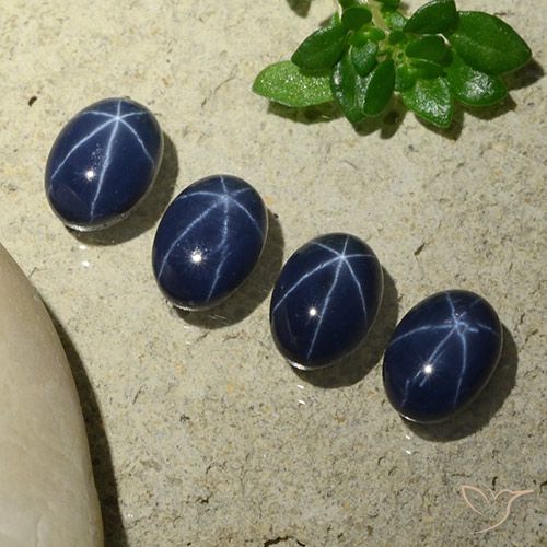 Shop natural 6.26ct ディープブルー スターサファイア gems, 楕円形, from タイ at GemSelect. In stock, global shipping!