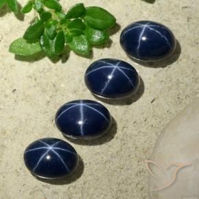 Shop natural 5.18ct 濃い紺 スターサファイア gems, 楕円形, from タイ at GemSelect. In stock, global shipping!