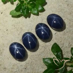 Shop natural 4.39ct ディープブルー スターサファイア gems, 楕円形, from タイ at GemSelect. In stock, global shipping!