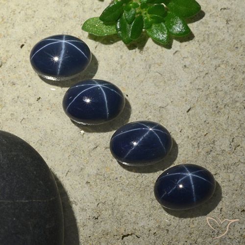 Shop natural 6.34ct 濃い紺 スターサファイア gems, 楕円形, from タイ at GemSelect. In stock, global shipping!