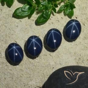 Shop natural 4.38ct ダークブルー スターサファイア gems, 楕円形, from タイ at GemSelect. In stock, global shipping!