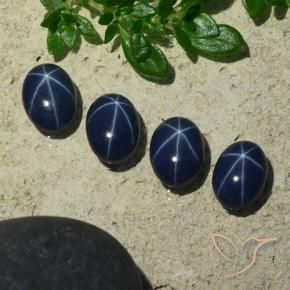 Shop natural 4.38ct ダークブルー スターサファイア gems, 楕円形, from タイ at GemSelect. In stock, global shipping!