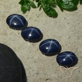 Shop natural 3.34ct ダークブルー スターサファイア gems, 楕円形, from タイ at GemSelect. In stock, global shipping!