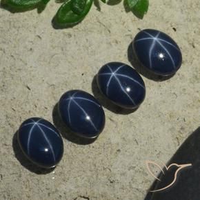 Shop natural 5.37ct ディープブルー スターサファイア gems, 楕円形, from タイ at GemSelect. In stock, global shipping!