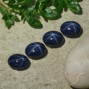 Shop natural 4.95ct ディープブルー スターサファイア gems, 楕円形, from タイ at GemSelect. In stock, global shipping!