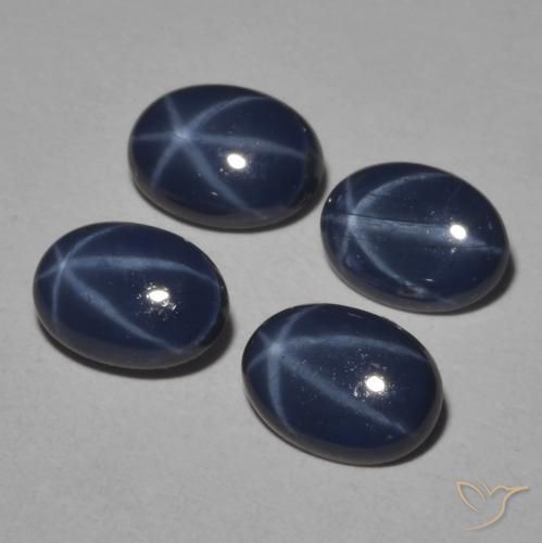 Shop natural 3.73ct ダークブルー スターサファイア gems, 楕円形, from タイ at GemSelect. In stock, global shipping!