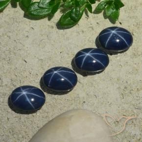 Shop natural 3.75ct ダークブルー スターサファイア gems, 楕円形, from タイ at GemSelect. In stock, global shipping!