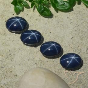 Shop natural 3.75ct ダークブルー スターサファイア gems, 楕円形, from タイ at GemSelect. In stock, global shipping!