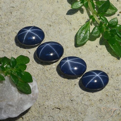 Shop natural 4.08ct ディープブルー スターサファイア gems, 楕円形, from タイ at GemSelect. In stock, global shipping!