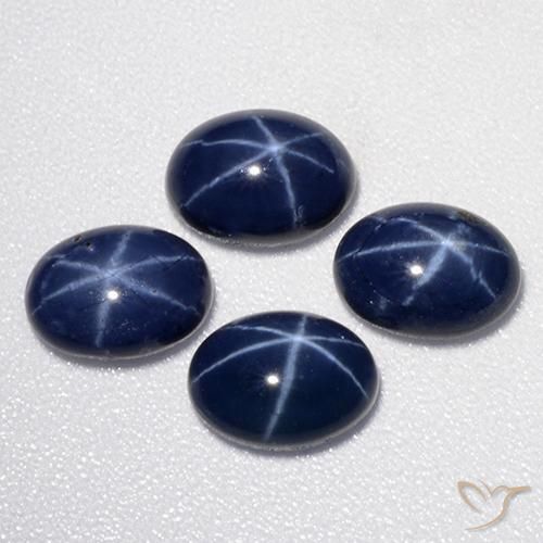 Shop natural 5.13ct ディープブルー スターサファイア gems, 楕円形, from タイ at GemSelect. In stock, global shipping!