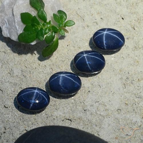 Shop natural 4.71ct ディープブルー スターサファイア gems, 楕円形, from タイ at GemSelect. In stock, global shipping!