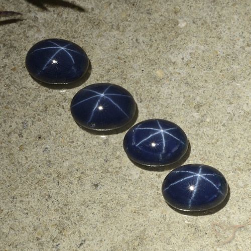 Shop natural 4.90ct ダークブルー スターサファイア gems, 楕円形, from タイ at GemSelect. In stock, global shipping!