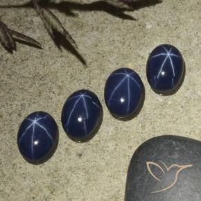 Shop natural 3.73ct ディープブルー スターサファイア gems, 楕円形, from タイ at GemSelect. In stock, global shipping!