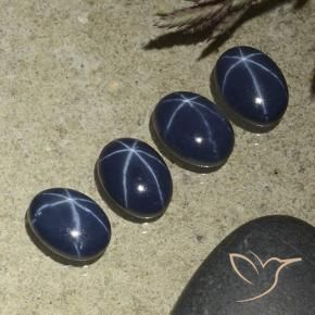 Shop natural 4.29ct ダークブルー スターサファイア gems, 楕円形, from タイ at GemSelect. In stock, global shipping!