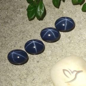 Shop natural 3.91ct ディープブルー スターサファイア gems, 楕円形, from タイ at GemSelect. In stock, global shipping!