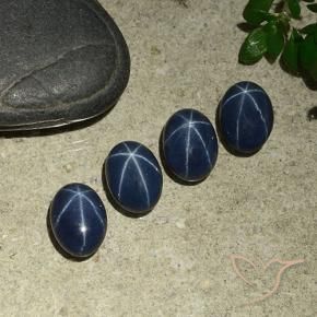 Shop natural 4.54ct 濃い紺 スターサファイア gems, 楕円形, from タイ at GemSelect. In stock, global shipping!