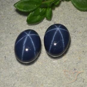Shop natural 3.04ct ディープブルー スターサファイア gems, 楕円形, from タイ at GemSelect. In stock, global shipping!
